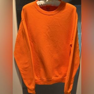 Men’s Fruit of the Loom ORANGE Sweatshirt
